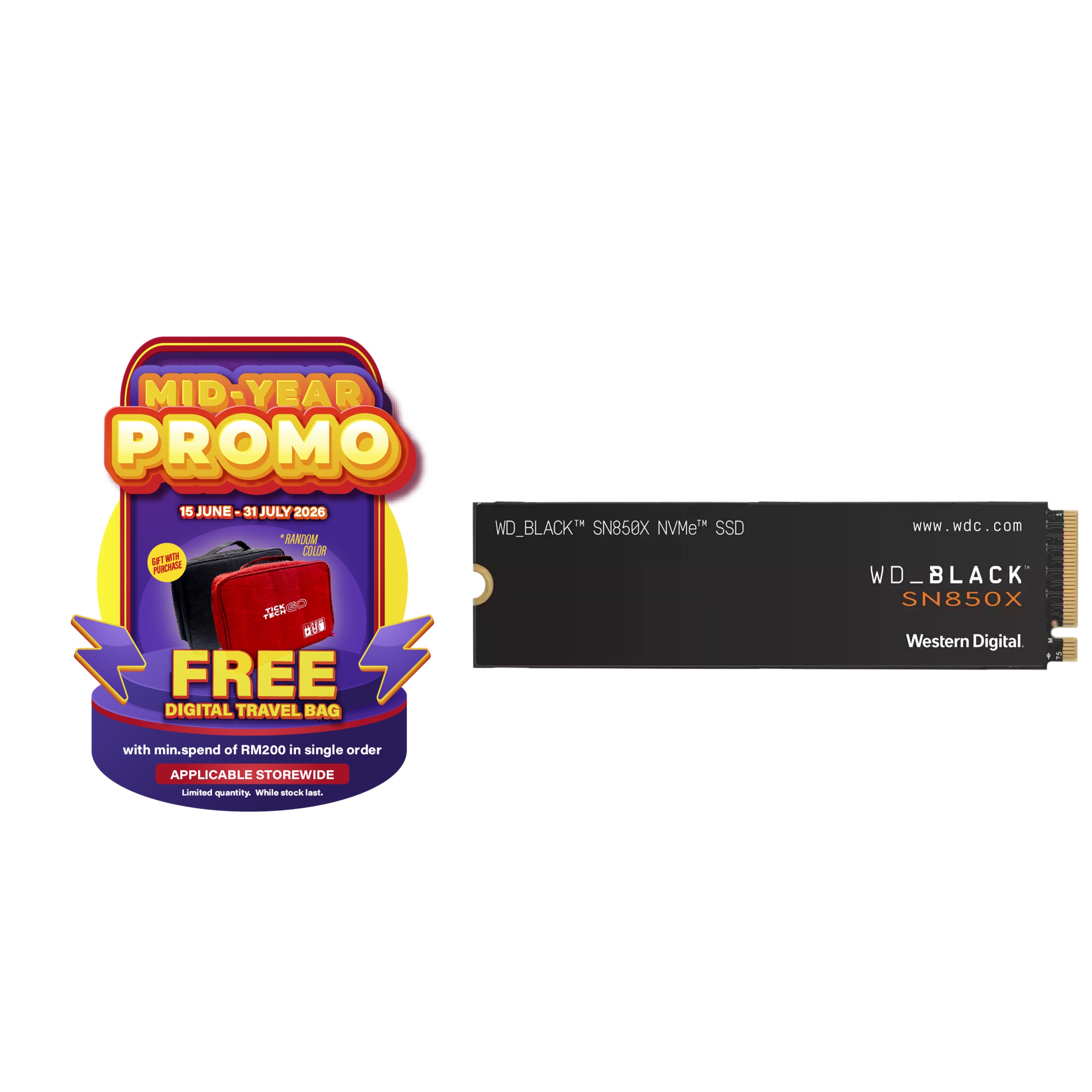 WD_BLACK™ SN850X NVMe™ SSD w/o Heatsink-Data Storage-futuromic